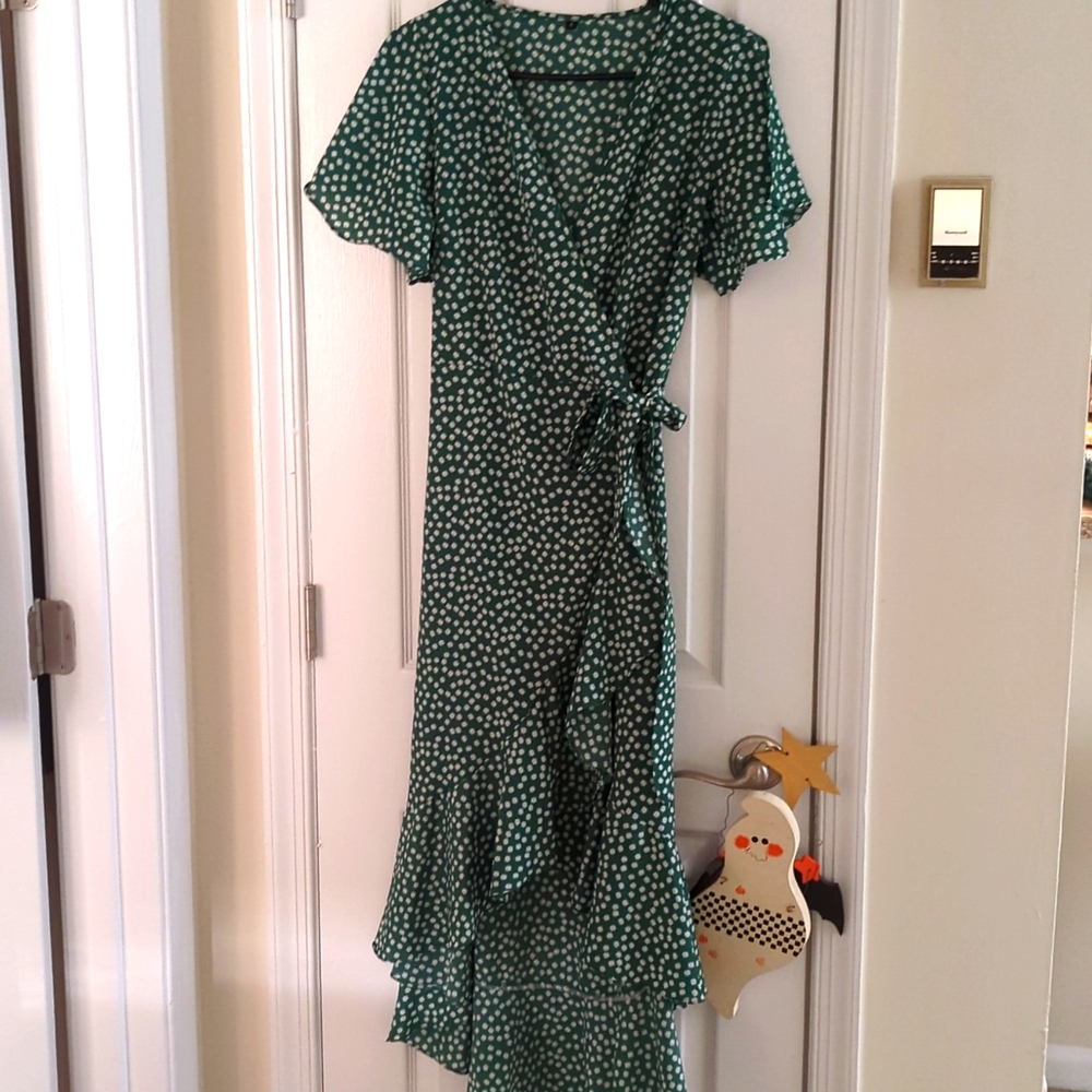 High Low Wrap Dress